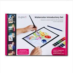 Cupixel 47ct Watercolor Introductory Set Art Supplies - Gift-Ready!